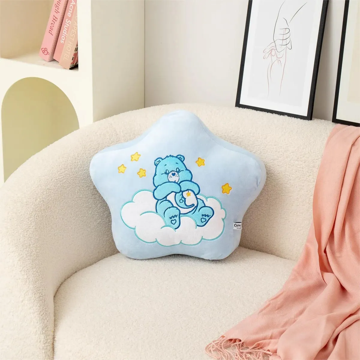 Care Bears Rainbow Bear Plush Pillow Star Moon Sun Heart Home Decor Stuffed Toys Dolls Cartoon Plush Decoration Pillow — image 8