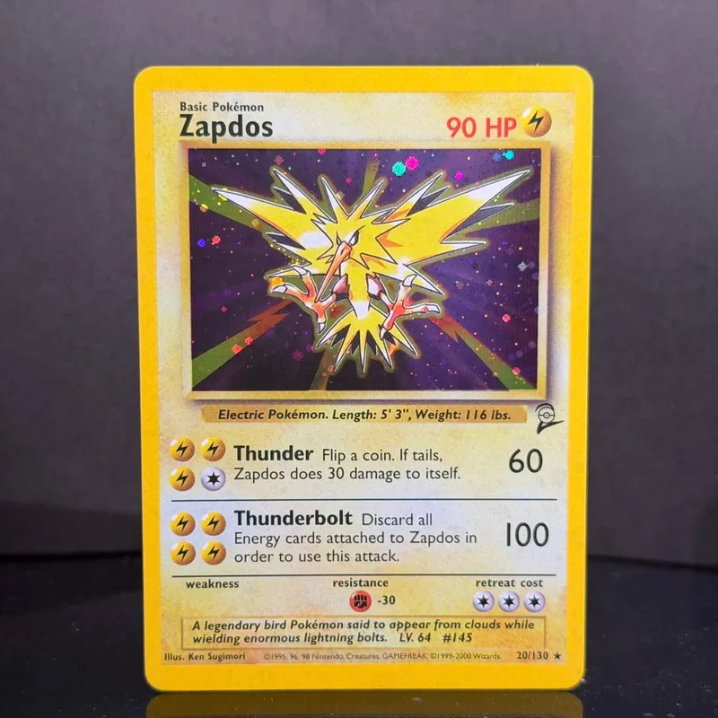 Pocket 2000 Base Set 2 OG Nostalgia Collectible Hitmonchan Scyther Clefable Pidgeot Mewtwo Traditional Holo Proxy — image 25