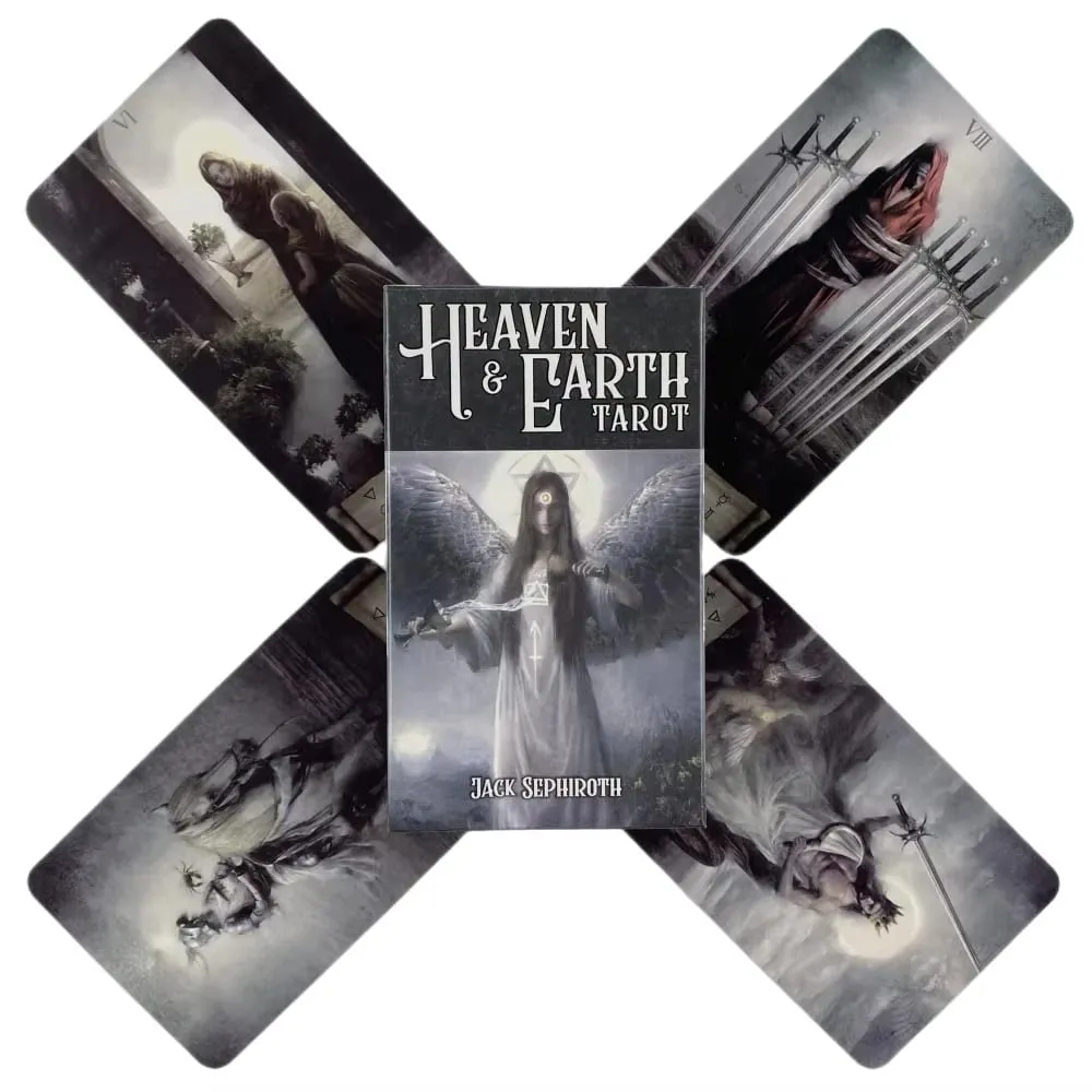 Heaven Earth Tarot Kit Cards 78 New Tarot Cards For Beginners With Guidebook Card Game Board Game Exquisite And Guidebook — image 2