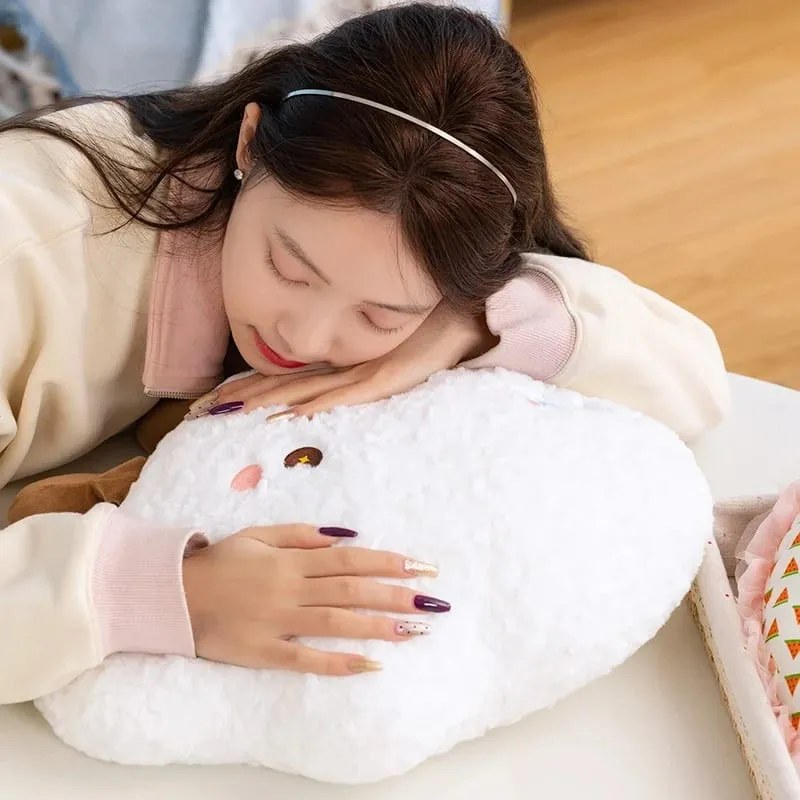Cute Cartoon Rainbow Cloud Pillow Kawaii Stuffed Pillow Soft Filling Home Office Car Sleeping Pillow Backrest Good Gifts