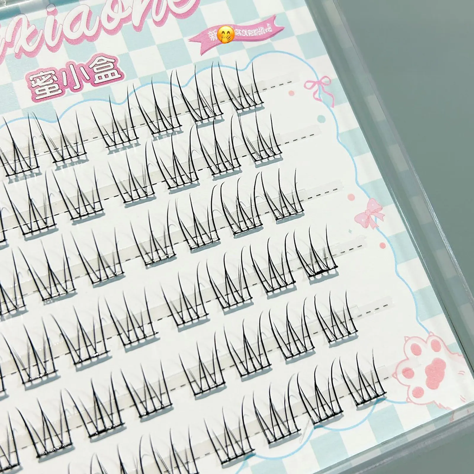 DIY False Eyelashes Natural Look Soft Lightweight 3D Fluffy Lashes Cruelty Free Reusable Eye Makeup Accessories for Women