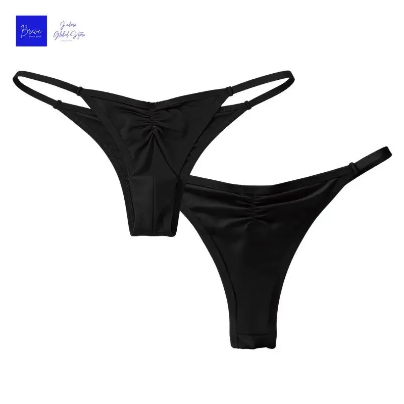 US-Größe Herren Eisseide Tangas Slips Sexy Low-Rise G-String Atmungsaktiv Nahtlos T-Back Sport Fitness Unterwäsche Plus Size