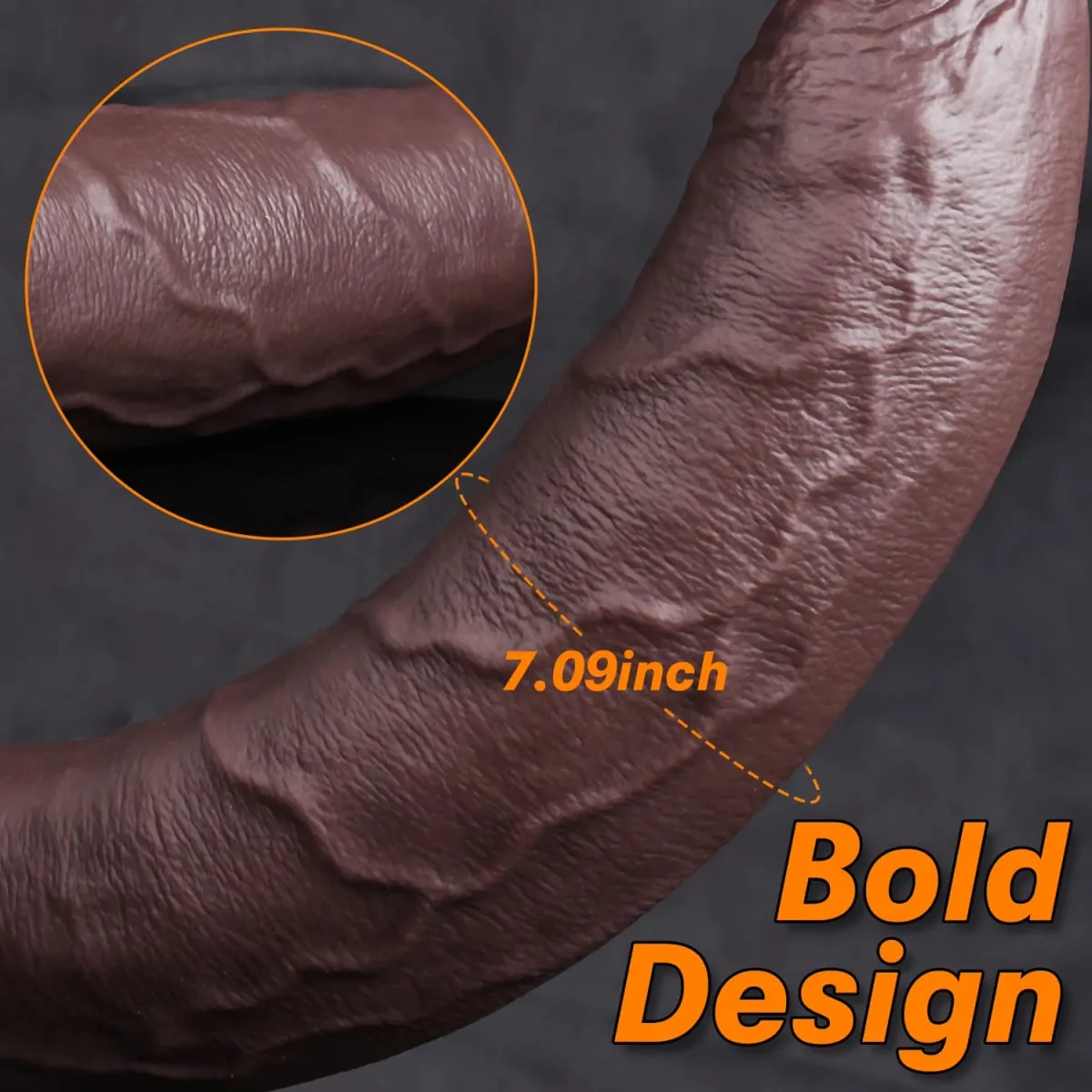 Huge Black Dildos Adult Sex Toys for Women Realistic Dildo Double Layered Liquid Silicone Thick Penis Woman Masturbation Penis — image 5