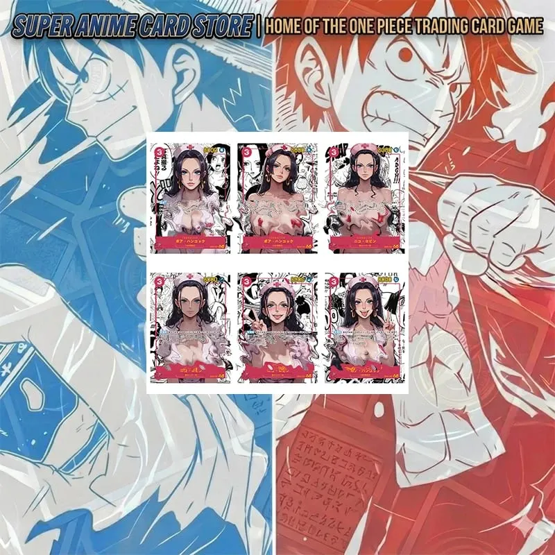 Diy Japanese Anime Opcg One Piece Card Set Yamato Nami Boa Hancock Nico Robin Carrot Perona Shirahoshi Uta Collectible Cards