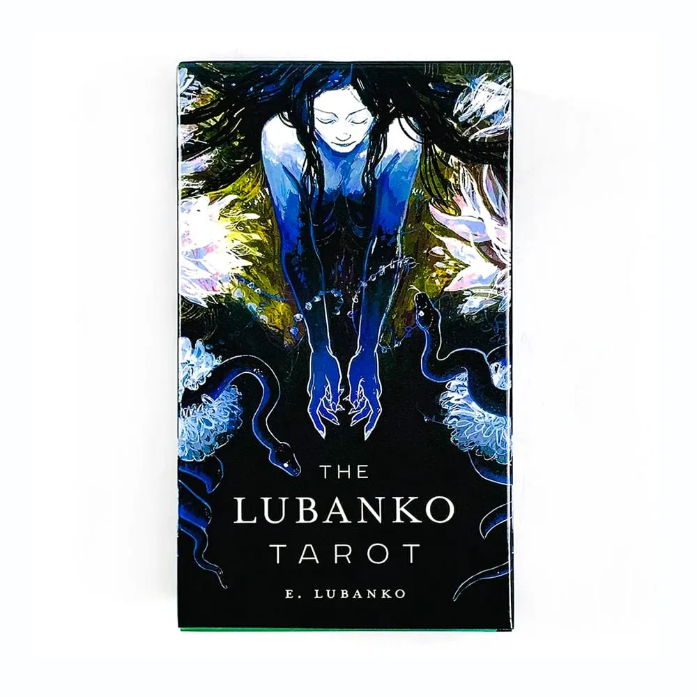 عمل فني غامض من LUBANKO Tarot Deck، متين ومحمول للتأمل وألعاب الحفلات، مثالي للتوجيه الروحي والجامع