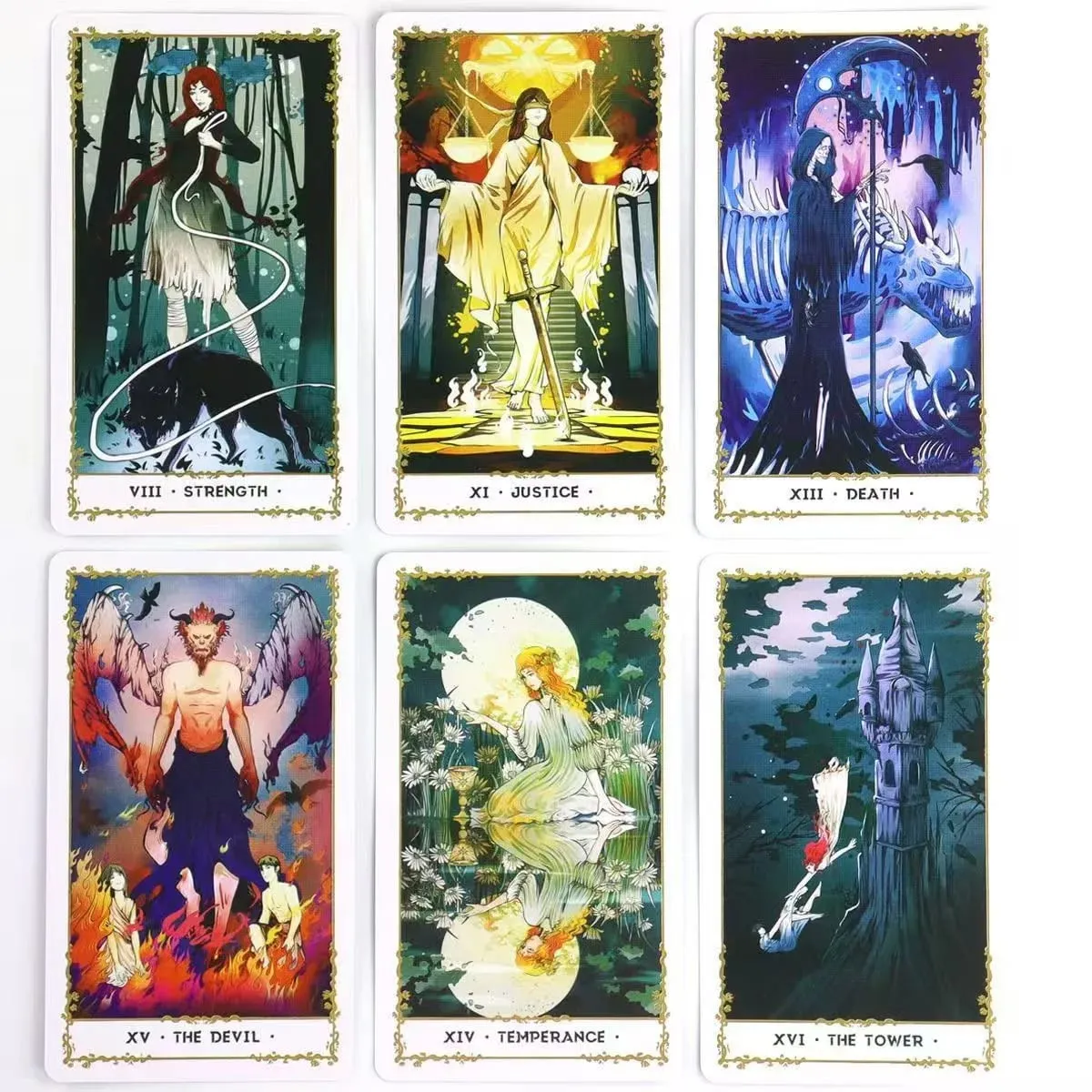 West Silent Tower 78-Card Tarot Deck for Beginners And Advanced Learners Classic Original Study Tarot Cards — image 2