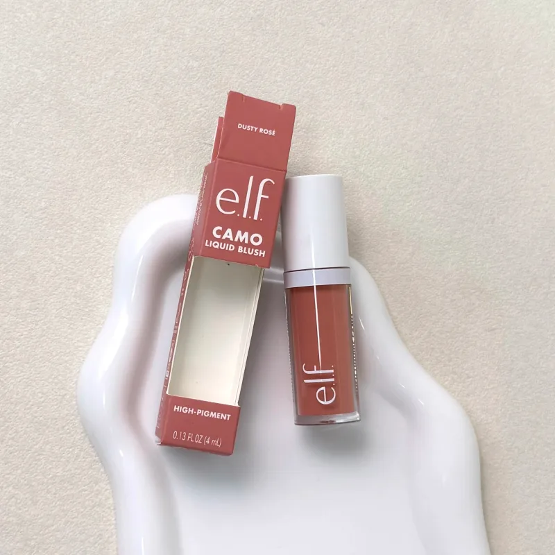 Bán chạy nhất Elf công dụng kép Liquid Blush Lip Gloss Dưỡng ẩm liên tục Tạo bột làm sáng tự nhiên Mỹ phẩm Blusher dạng lỏng