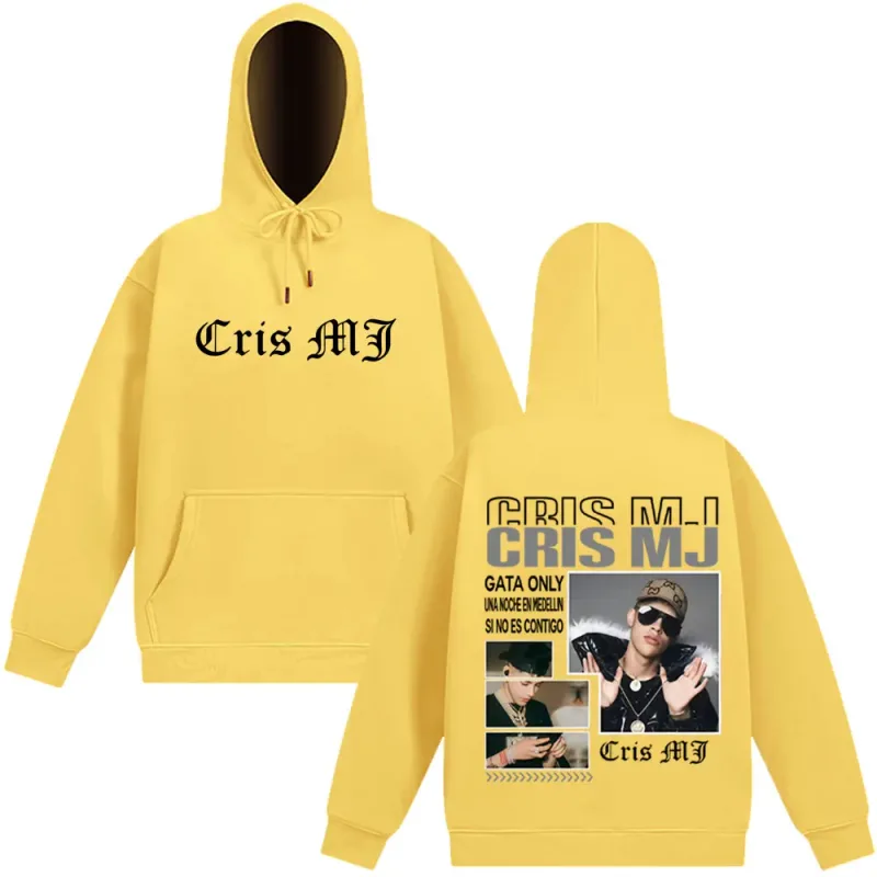 Rapper CRIS MJ Music Album Tour Merch Vintage Graphic Hoodies Men Women Hip-hop Long Sleeve Tracksuit Casual Oversized Pullover — image 9