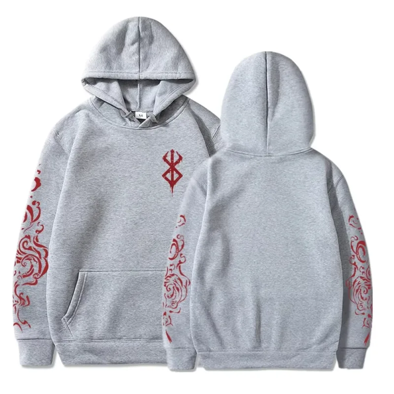 Anime Berserk Acid Hoodies Printed Men Women Fashion Long Sleeve Harajuku Goth Clothing Aesthetic Streetwear Sweater Oversized — image 6