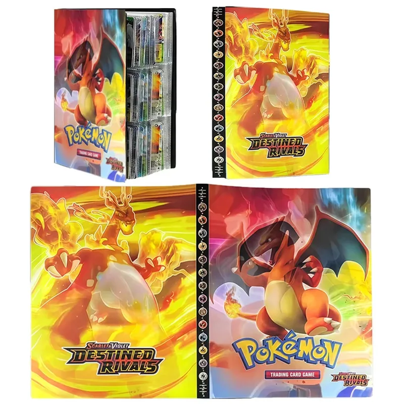 240/540PCS Pok é mon Cards Album Book Pokemon Game Charizard Card Album VMAX GX EX Holder Collection Binder Folder Kids Toy Gift