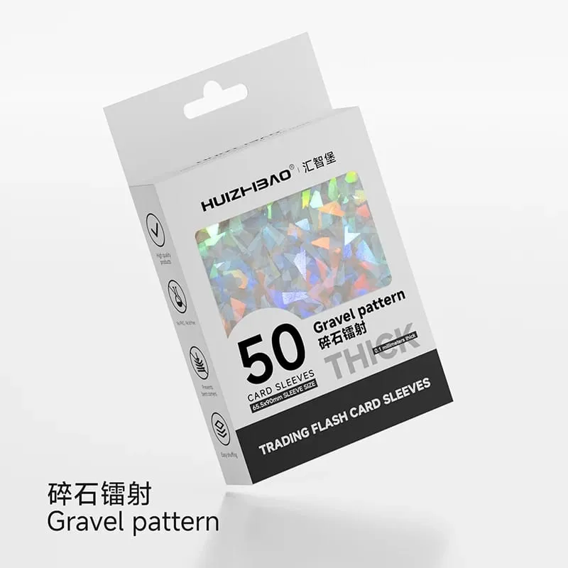 65,5×90 mm holografiska korthylsor Färgglada genomskinliga kortskydd för TCG-kort i standardstorlek/japansk storlek — image 10