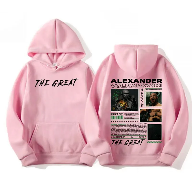Alexander Volkanovski The Great Vintage Graphic Hoodies Men's Fashion Violence Aesthetic Sweatshirt Fleece Long Sleeve Pullovers — image 11
