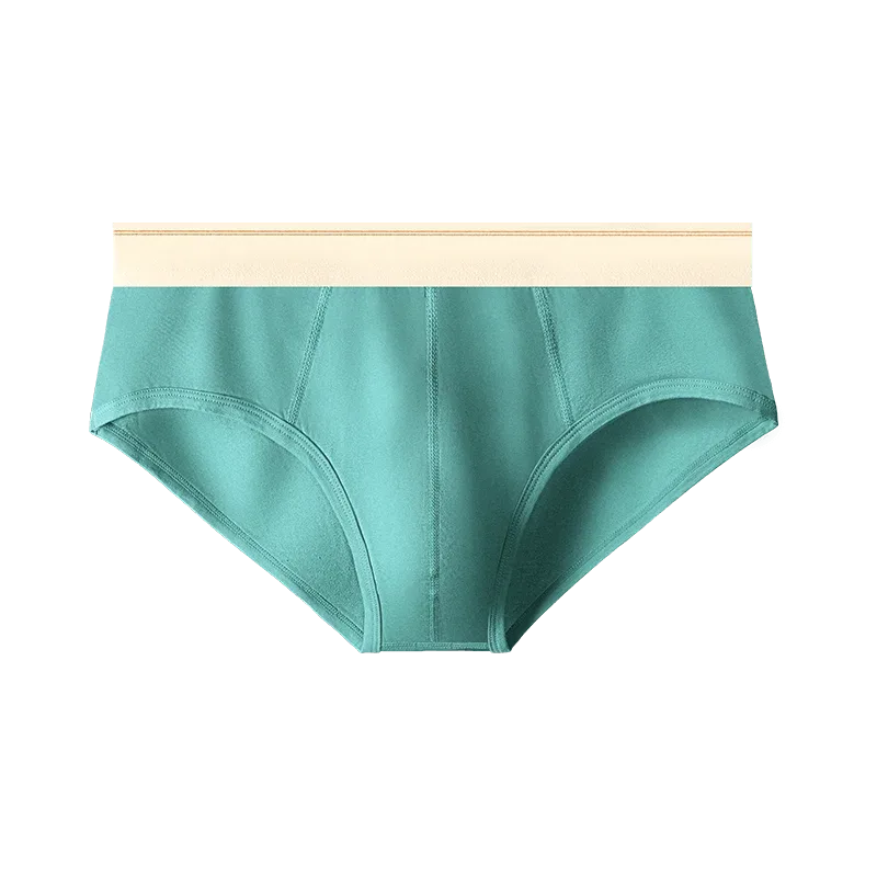 Men's pure cotton breathable and comfortable triangular underpants, mid-waist, skin-friendly and soft, teenagers' underpants 3256810188437944 — image 30