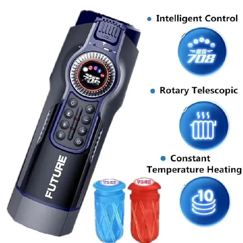 Leten Sex Machine Automatic Heated Piston Electric Sucking Stroker Male Masturbator Telescopic Vagina Pussy Masturbation Cup — image 2