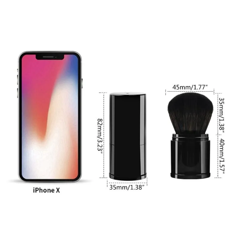 Retractable Kabuki-Makeup Brushes Powder Brush Small Travel Makeup Brushes — image 6