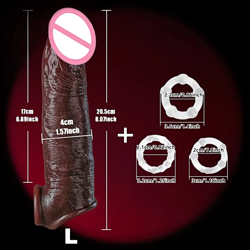 Man Dick Enlargement Semen Lock Ring For Men Delayed Ejaculation Soft Silicone Penis Sleeve Hollow Cock Ring Adult 18+ Sex Toy — image 23