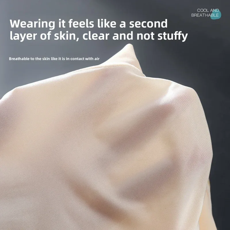 Men's Seamless Ice Silk Briefs 3D Contour Pouch Mid Waist Satin Smooth Scalloped Edge Ultra Thin Male Underwear