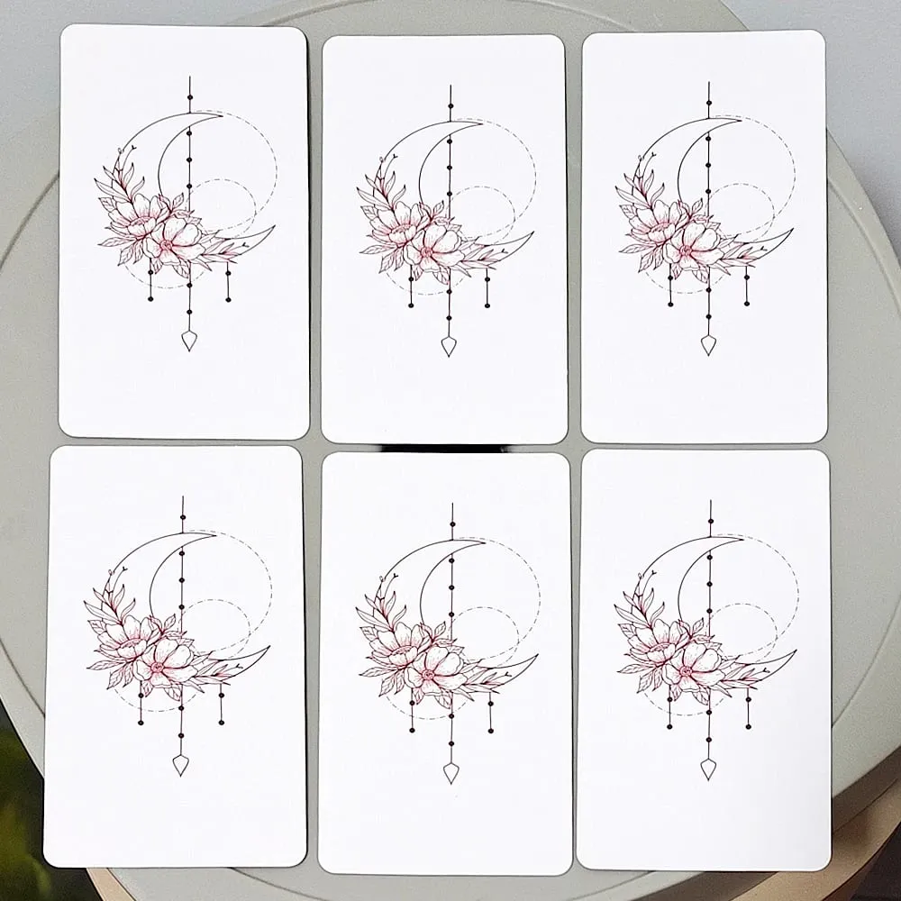 Rose Rider Tarot Deck in Tin Box - 78 Classic Vintage Pink Tarot Cards 11*6.2cm with Guidebook Aesthetic Rose Pink — image 3
