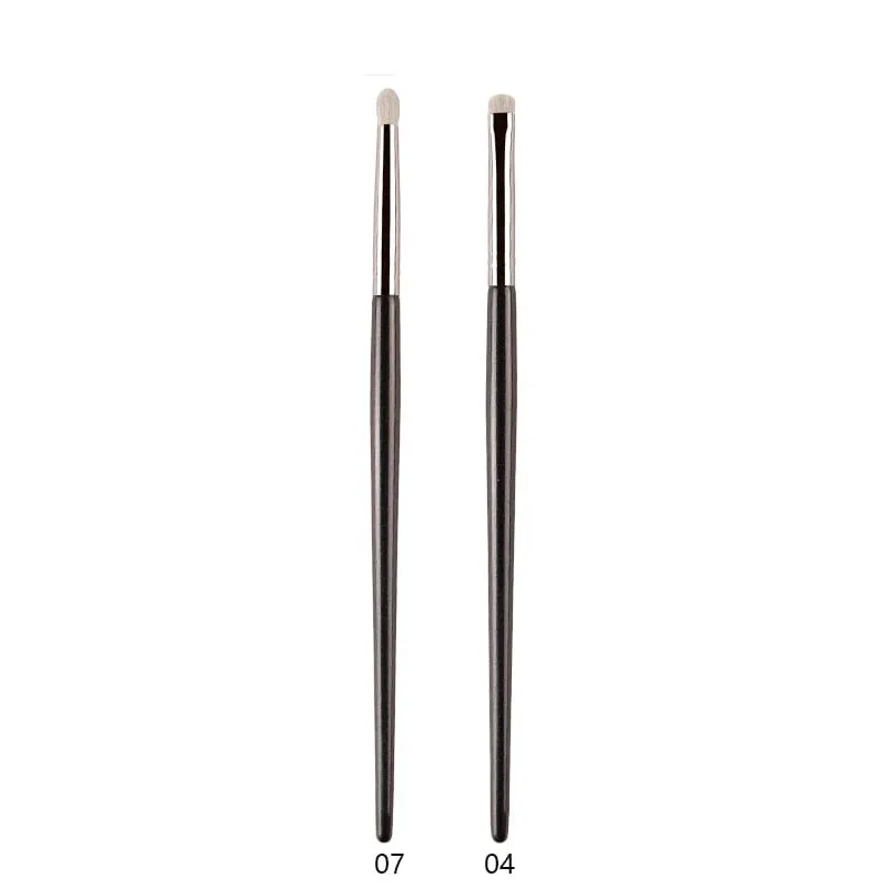 1ks White Pony Hair štětce na make-up na oční stíny Small Smudge Precision Crease Detail Bevel Eye Shadow Make up brush Liner Lip