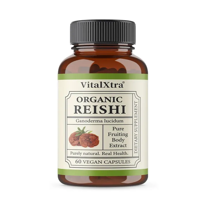 Reishi Paddestoelcapsules 1000 mg Ganoderma Lucidum Ondersteunt de gezondheid van het immuunsysteem Ontspanning Slaap en natuurlijke energie Veganistisch Niet-GMO — image 10