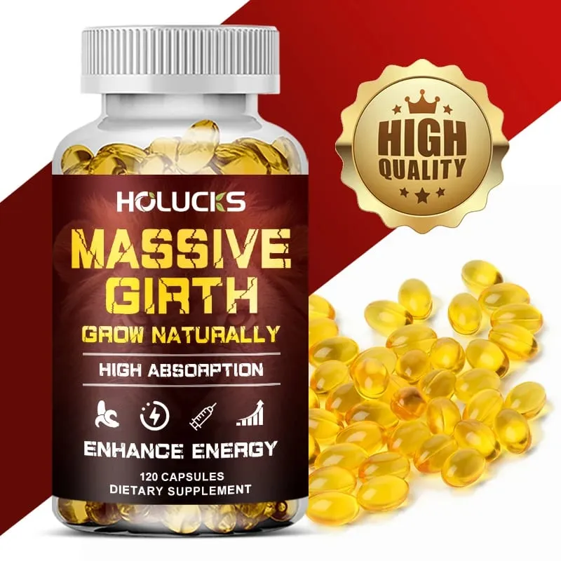 Men's Health Supplement Capsules Enhances Performance & Energy for Stamina Muscle Strength Booster