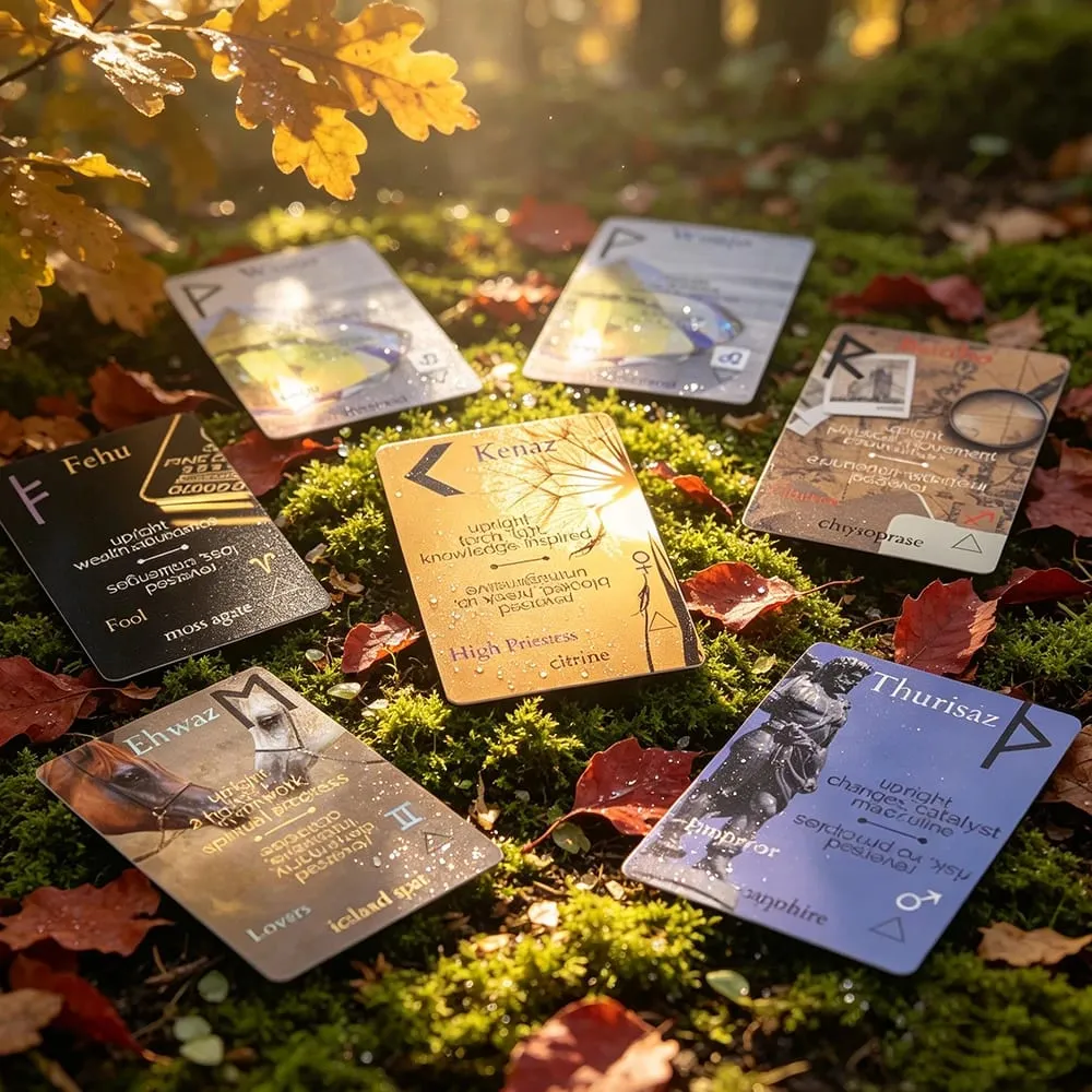 Ancient Wisdom Runes Deck A 25 Runes Oracle Cards Fortune Telling Divination Cards For Inspire Your Life and Destiny Game Cards — image 5