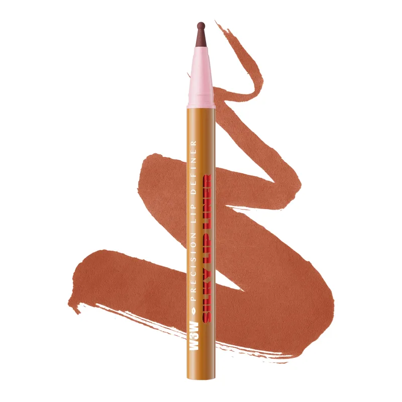 Longwear Liquid Lip Liner עמיד למים 24 שעות עמיד ארוכות טווח שפתיים Liner Stain Marker Pen 2-in-1 Lipliner מט חצי קבוע