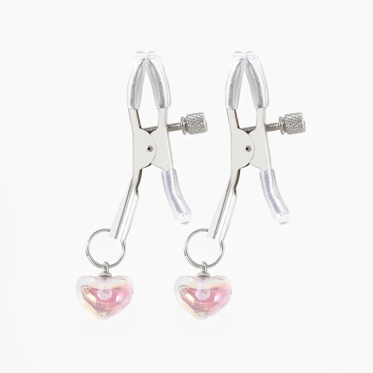 Nipple Clamps Set 7 Pairs Adjustable Screw Cute Charm Pendants Breast Clamps BDSM Fetish Body Jewelry Adult Sex Toy Women