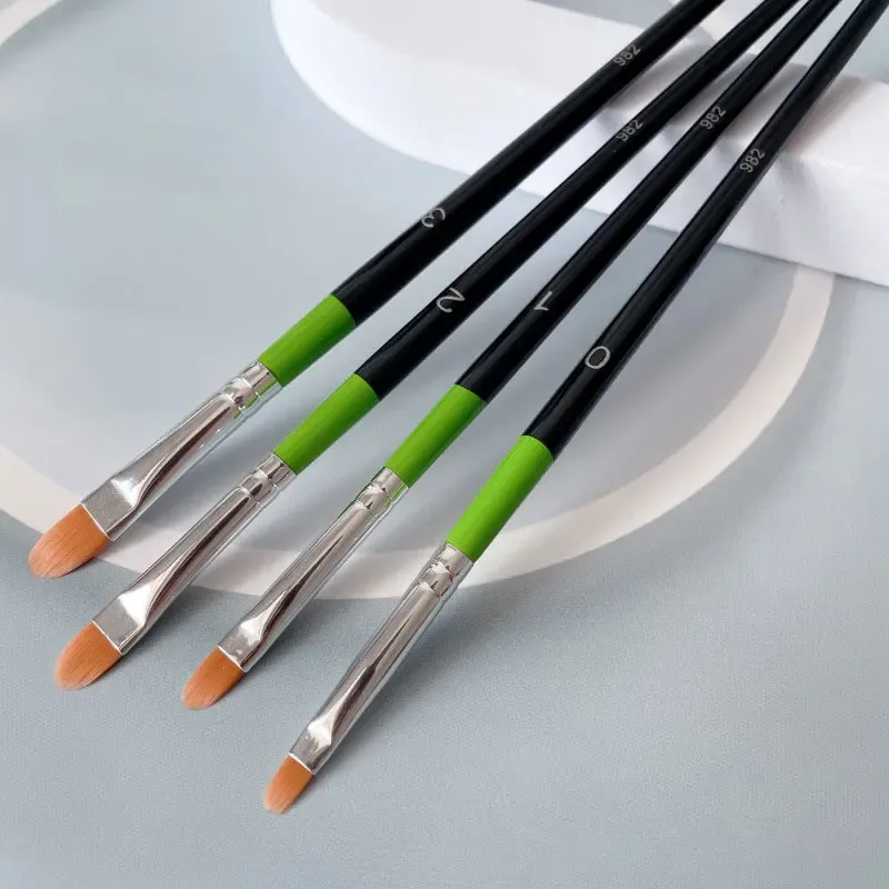 1/4/5pc Foundation Makeup brushes Small Detailed Concealer Make up brush wood handle cosmetic tool