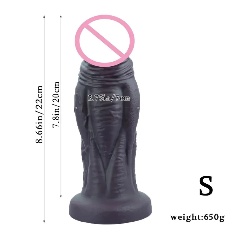 Super Big Skin Dildo Penis Prostate Massager Strap-on Silicone Realistic Anal Plug Masturbator Sexy Adult Huge Dildos Sex Toys — image 10