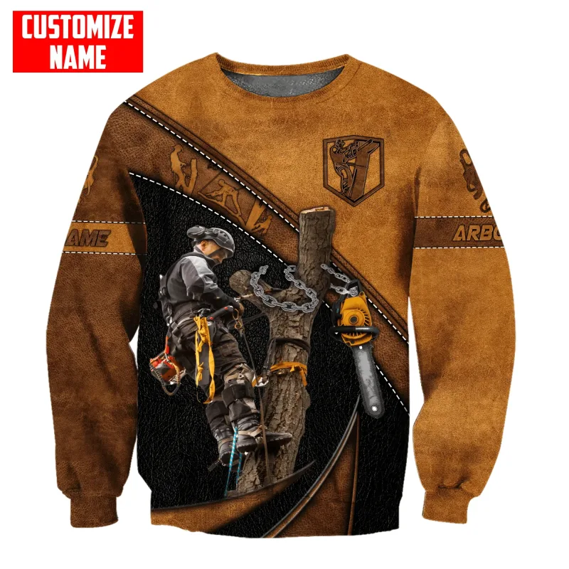 PLstar Cosmos Arborist 3D All Over Printed Fashion Men's hoodies Unisex pullover Casual zipper Jacket Tracksuits TDD104