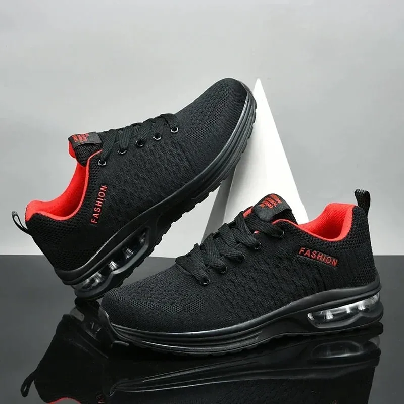Mens Running Shoes Outdoor Sports Casual Mesh Tennis Shoes Lace-up Lightweight Gym Jogging Shoes for Men 2025 New Male Sneakers — image 3