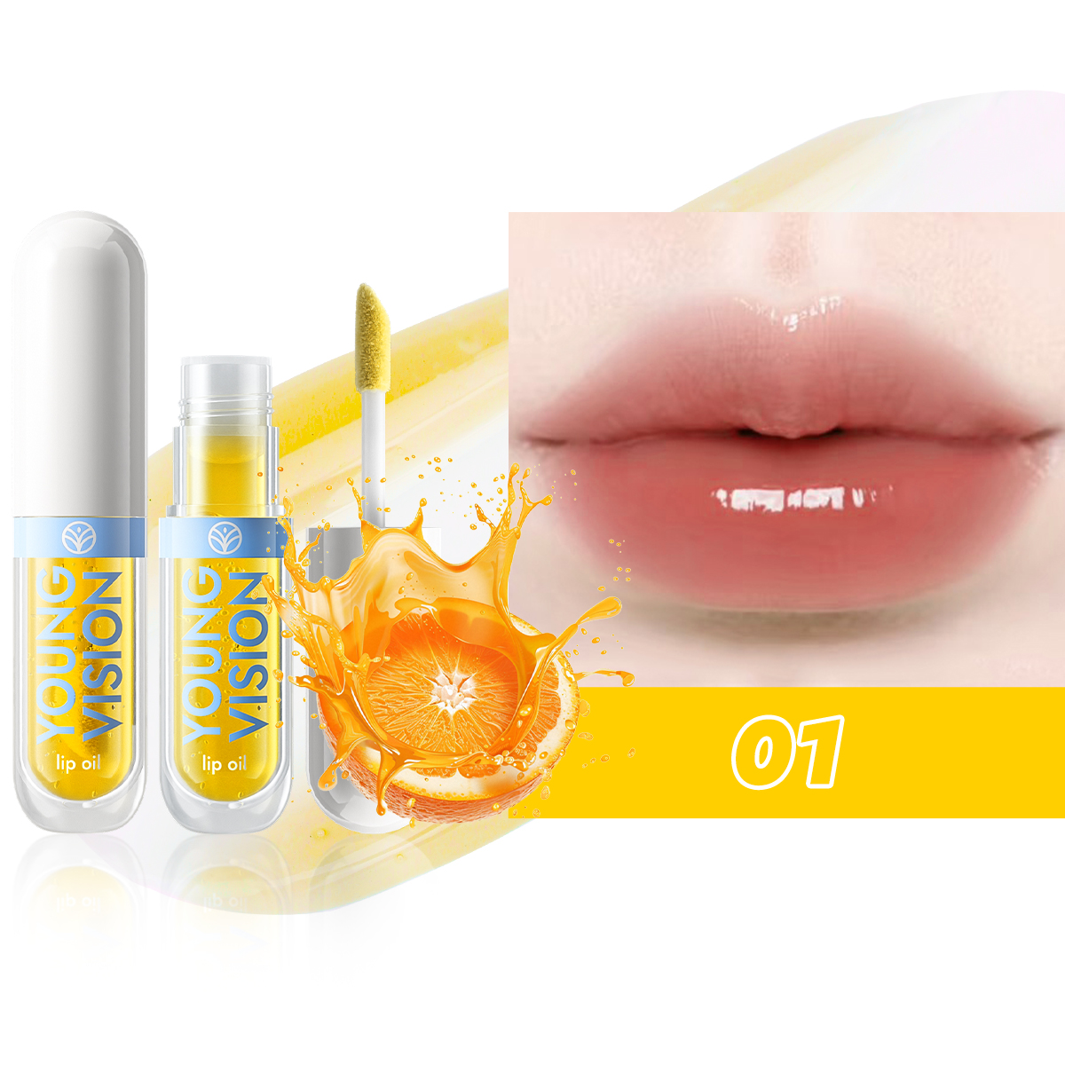 6 brilho labial que muda de cor, aroma frutado, hidratante e de longa duração, hidratação suave, tonalidade labial ativada por temperatura