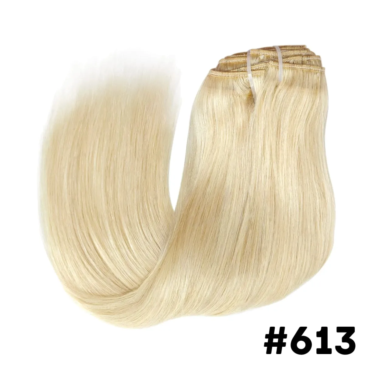 Clip Ins Straight Seamless Brazilian Human Hair Extensions 10A Brazilian Virgin Human Hair 8 Pcs Clip In Extensions 120G/Pack — image 13