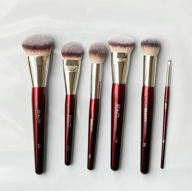 5/7pcs/set Bevel Blush Makeup Brushes Eye Make UP Brush Concealer Lid Crease Shader Blender Shimmer 506 Contoured Foundation — image 2