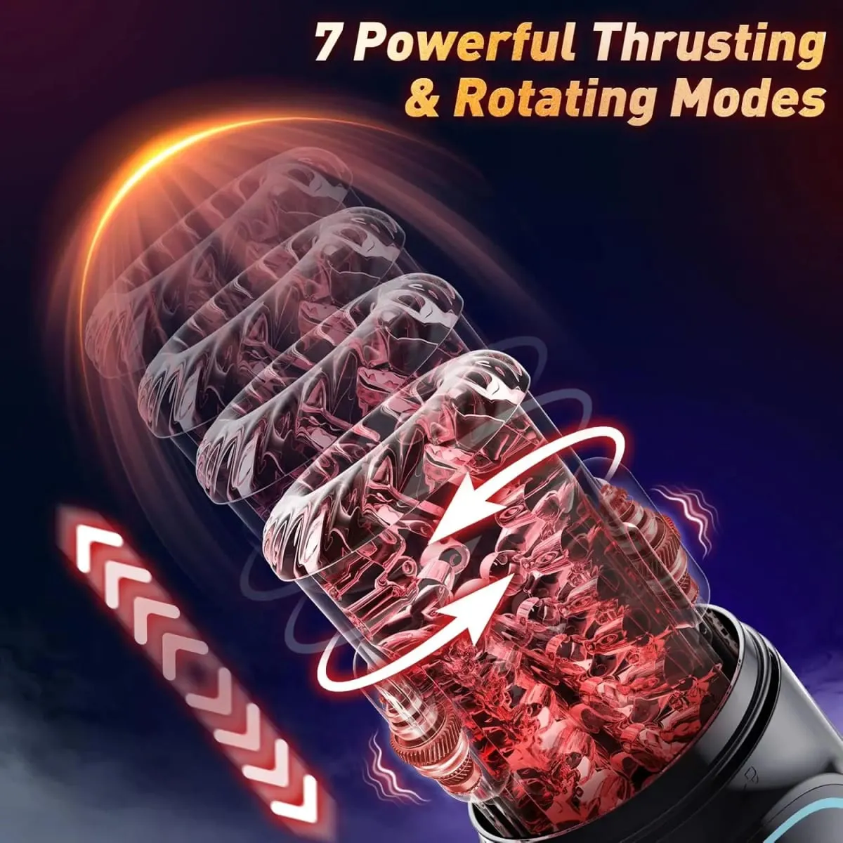 Automatic Male Masturbator Telescopic Rotation Vagina Masturbation Equipment Sex Toys for Men Goods for Adults Piston Mastubator — image 3