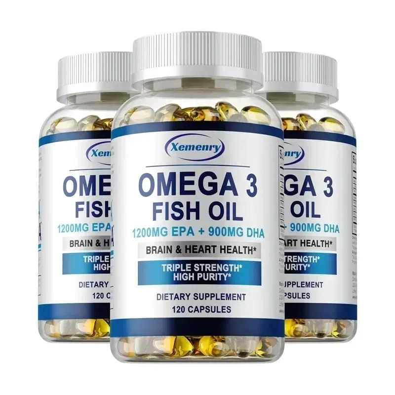 Dầu cá Omega 3 - Bổ sung DHA EPA Thúc đẩy sức khỏe năng lượng tế bào Hỗ trợ sức khỏe tim mạch & khớp Chất chống oxy hóa