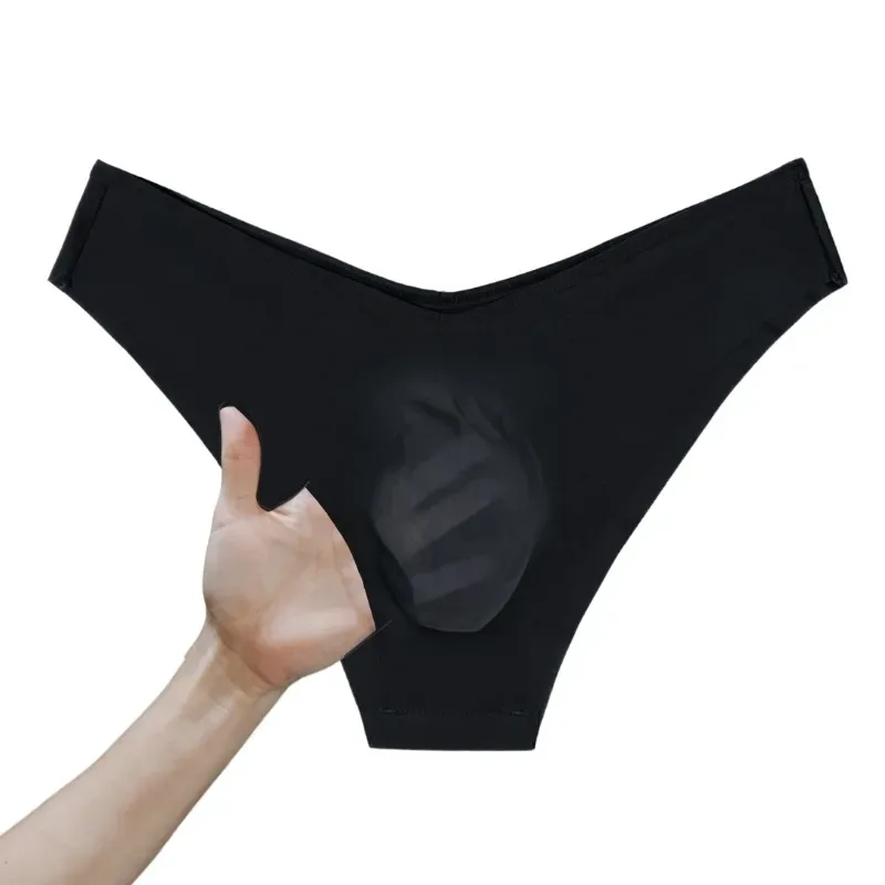 1 Piece Men's Sexy Semi Sheer V-Waist High Cut Briefs - Ultra-Thin Cool Touch Lightweight Breathable Soft Casual Men Underwear — image 5