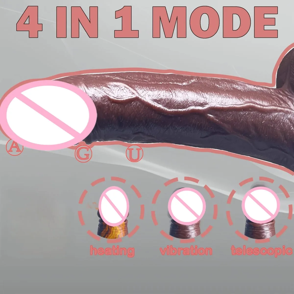 Dildo 1pc Adult Sex Toy Stimulates G-Spot Anal 22cm Thrust Dildo Vibrator 10 Vibration Mode and Suction Cup Suitable for Couples — image 6