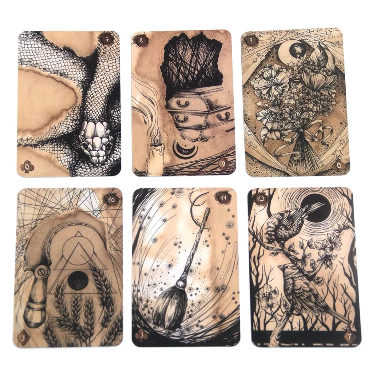 Lenormand Reflet De Lune Lenormand Card Mga Tarot Card Deck Oracle Card Game para sa Pang-adultong Kasayahan Mga Larong Pang-adulto Mga Supplies ng Party Regalo — image 2