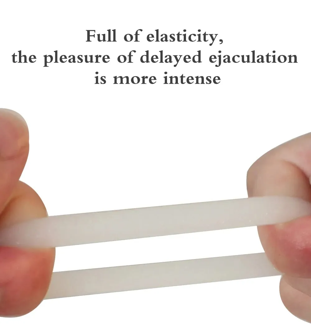 Male Penis Ring Silicone Cock Ring Lock Delay Ejaculation Thick Cockring Ball Stretcher nillo pene Sex Toys For Men penisring — image 6