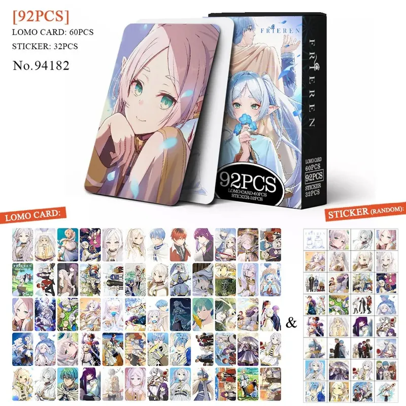 Anime Attack on Titan Lomo Card Pohlednice Hračka Haikyuu Lékárnické deníky Honkai Star Rail Collection Karty s nálepkami Dárek — image 28