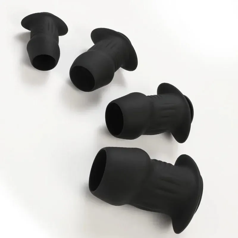 Ihålig silikon Anal Pärla Butt Plug Anus Dilator Tunnel Expansion Lavemang Prostata Massage Sexleksaker för kvinnor Män Onani
