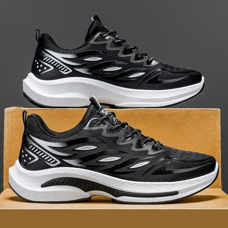 New Men's Mesh Breathable Casual Sneakers Soft Sole Non Slip Comfortable Outdoor Running Shoes Lightweight Men's Sports Shoes