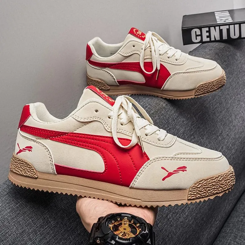 Casual Shoes Men's Sports Shoes Summer Casual Thick Soled Men's Shoes Soft and Comfortable Non-slip Outdoor Fashion Board Shoes — image 5