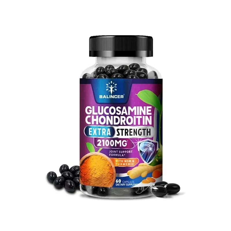 Glucosamine Chondroitin Turmeric & MSM - Joint Health Supplement Antioxidant Helps Relieve Back Knees and Hand Pain — image 10