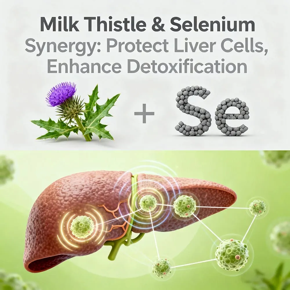 Milk Thistle Liver Cleanse Detox Health Supplement Supports Healthy Liver Function Men & Women Boosts Immunity Antioxidant — image 3