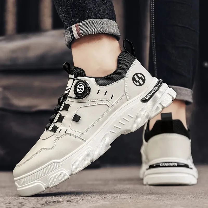 Men's casual sneakers four seasons soft-sole anti-slip breathable light outdoor racing running shoes fashion youth sports shoes — image 5