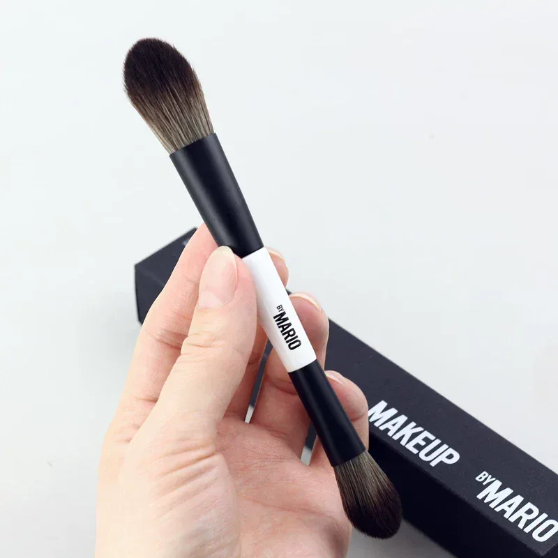 Dual Ended F4 Powder F1 Blush Contour F2 Makeup Brushes with Box Soft Mario Foundation Brush Professional Face Cosmetic Tool
