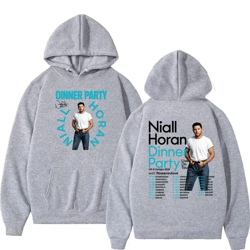 Niall Horan Dinner Party Live on Tour 2026 Hoodie Men's Hip Hop Vintage Pullover Sweatshirt Unisex Long Sleeve Oversized Hoodies — image 6